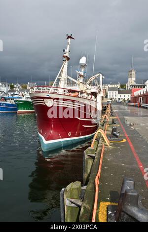 Fiona T117. Fischfang-Trawler im Hafen von Killybegs, County Donegal, Irland Stockfoto