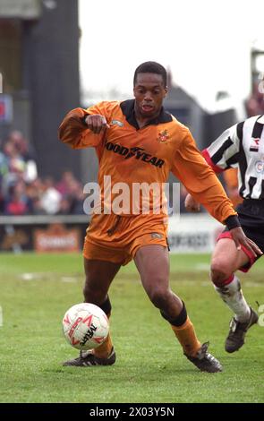 Grimsby Town / Wolverhampton Wanderers 29/4/95 0-0 Mark Rankine Stockfoto