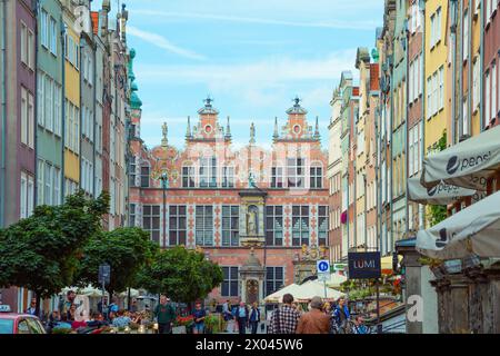 Polen, Danzig. September 2023. Die Große Rüstung. Architektur und Kunst. Gebäude und Sehenswürdigkeiten. Stockfoto