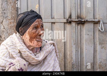 Stadtmarkt in Harar, Äthiopien Stockfoto