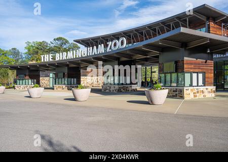 Eintritt zum Birmingham Zoo in Birmingham, Alabama. (USA) Stockfoto