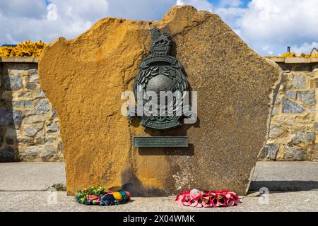 Royal Marines Monument, Stanley, Falklandinseln, Samstag, 02. Dezember, 2023. Foto: David Rowland / One-Image.com Stockfoto