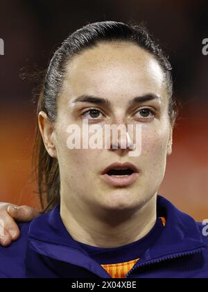 BREDA - Caitlin Dijkstra von Holland Women während des Qualifikationsspiels der Frauen in der Gruppe A1 zwischen den Niederlanden und Norwegen im Rat Verlegh Stadion am 9. April 2024 in Breda, Niederlande. ANP | Hollandse Hoogte | MAURICE VAN STEEN Stockfoto