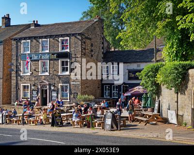 Großbritannien, North Yorkshire, Skipton, The Castle Inn. Stockfoto