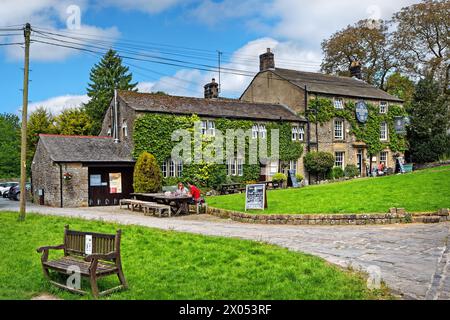 UK, North Yorkshire, Malham Village, The Lister Arms. Stockfoto