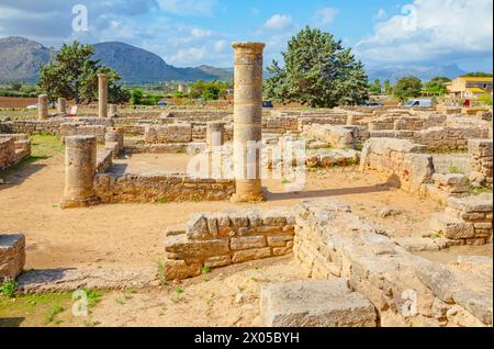 Römische Überreste von Pollentia, Alcudia, Mallorca, Balearen, Spanien Stockfoto