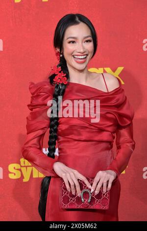 Los Angeles, USA. April 2024. LOS ANGELES, USA. 9. April 2024: Jessica Truong bei der Premiere der HBO-Serie „The Sympathizer“ im Paramount Theatre. Bildnachweis: Paul Smith/Alamy Live News Stockfoto