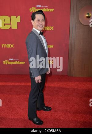 Los Angeles, USA. April 2024. LOS ANGELES, USA. 9. April 2024: Tien Pham bei der Premiere der HBO-Serie „The Sympathizer“ im Paramount Theatre. Bildnachweis: Paul Smith/Alamy Live News Stockfoto