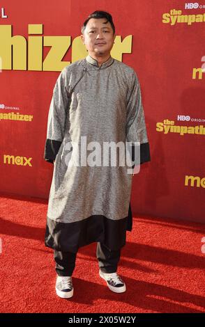 Los Angeles, USA. April 2024. Phanxine kam am 9. April 2024 im Paramount Theater in Los Angeles, CA, bei der HBO-Premiere „The Sympathizer“ an. © Janet Gough/AFF-USA.COM Credit: AFF/Alamy Live News Stockfoto