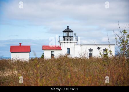 Point No Point Lighthouse, Leuchtturm in Hansville, Washington State, USA Stockfoto