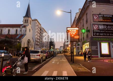 Joinville-le-Pont, Frankreich, Straßenszenen, moderne französische Immobilien-Appartements in den Pariser Vororten Stockfoto