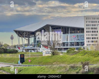 Groupama Stadion vor dem Freundschaftsspiel FRANKREICH - DEUTSCHLAND 0-2 FRANKREICH - DEUTSCHLAND 0-2 in Vorbereitung auf die Europameisterschaft 2024 am 23. März 2024 in Lyon, Frankreich. Stockfoto