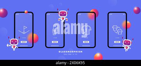 Sport-Set-Symbol. Ecke, Flagge, Karte, Verletzung, erste Zahl, Ersatz des Spielers, siebte Nummer, Plan, Strategie, Ziel, Treffer, Verlauf, flache Ausführung. Stock Vektor