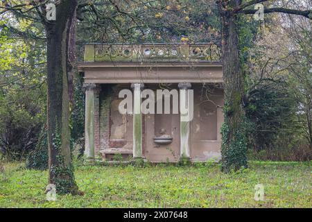 Schlosspark Eszterhaza in Fertod, Ungarn, Europa. Stockfoto