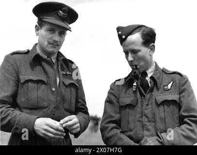 Die Royal Air Force führte von 1940 bis 1945 Defensive- und operative Missionen in Großbritannien durch und überwachte Flugzeuge, Basen und Personal. Stockfoto