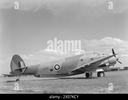 AMERIKANISCHE FLUGZEUGE IM RAF-DIENST 1939–1945: LOCKHEED V-146 VENTURA. - Ventura Mark I, AE686, am Boden kurz nach seiner Ankunft im Vereinigten Königreich. Der mittlere obere Turm wurde noch nicht an diesem Beispiel montiert, das schließlich mit der No. 21 Squadron RAF Royal Air Force, Royal Air Force Regiment, Sqdn, 21 eingesetzt wurde Stockfoto