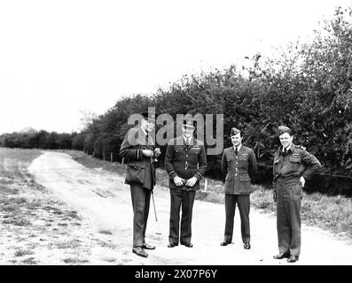 Von 1940 bis 1945 führte die RAF in Großbritannien Schulungen, Flugzeugwartung und operative Operationen für Kriegsmissionen durch. Stockfoto