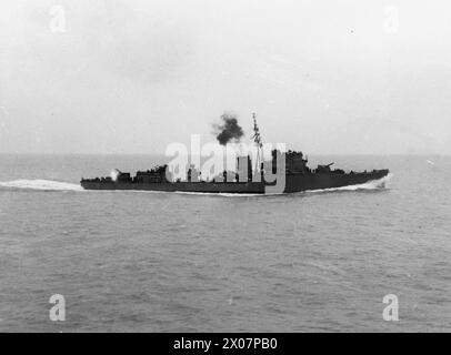 HMS Hambledon, ein Zerstörer der britischen Jagdklasse, diente 1941 in der Royal Navy. Stockfoto