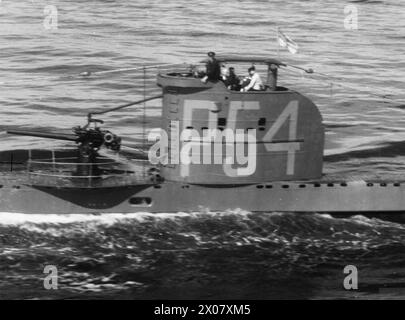 HMSM UNGESCHÜTTELT (ex P54) – unterwegs UNGESCHÜTTELT (ex P54) Stockfoto
