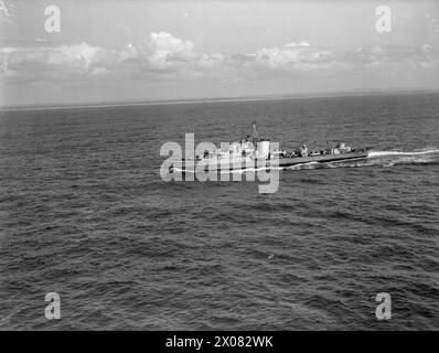 BRITISCHE UND NIEDERLÄNDISCHE KRIEGSSCHIFFE. AUGUST 1942. - Der niederländische Zerstörer VAN GALEN Stockfoto