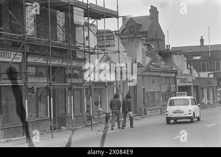 Aktuell 14 - 3 - 1973: Die Stadt, die auf Öl wartet die britische Industriestandorte Teesside hofft auf Norwegen. Sie hofft, dass sie siegreich aus dem Tauziehen hervorgehen wird, um zum Landeplatz für Nordseeöl zu werden. Teesside hat eine Menge Industrie von früher - aber es gibt auch hohe Arbeitslosigkeit in diesem Bezirk von England. Manche hoffen, dass Teesside ein Industrieriese wird. Viele andere freuen sich mit großem Entsetzen auf eine solche Entwicklung. Foto: Odd Ween / aktuell / NTB ***FOTO NICHT VERARBEITET*** Stockfoto