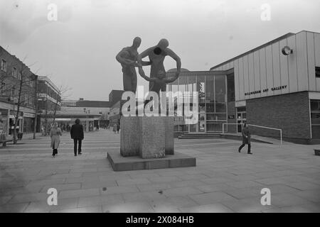 Aktuell 14 - 3 - 1973: Die Stadt, die auf Öl wartet die britische Industriestandorte Teesside hofft auf Norwegen. Sie hofft, dass sie siegreich aus dem Tauziehen hervorgehen wird, um zum Landeplatz für Nordseeöl zu werden. Teesside hat eine Menge Industrie von früher - aber es gibt auch hohe Arbeitslosigkeit in diesem Bezirk von England. Manche hoffen, dass Teesside ein Industrieriese wird. Viele andere freuen sich mit großem Entsetzen auf eine solche Entwicklung. Foto: Odd Ween / aktuell / NTB ***FOTO NICHT VERARBEITET*** Stockfoto