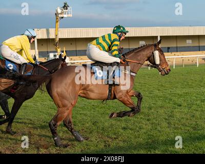 Viertes Rennen in Wincanton, 26. Januar 2022, Steeplechase Stockfoto