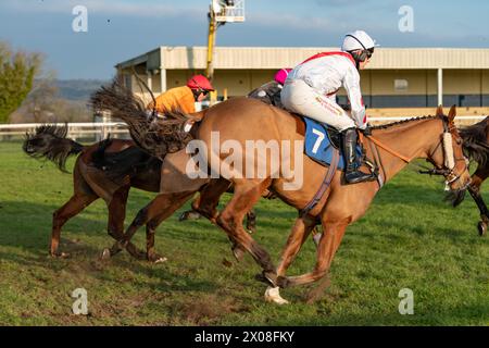 Viertes Rennen in Wincanton, 26. Januar 2022, Steeplechase Stockfoto