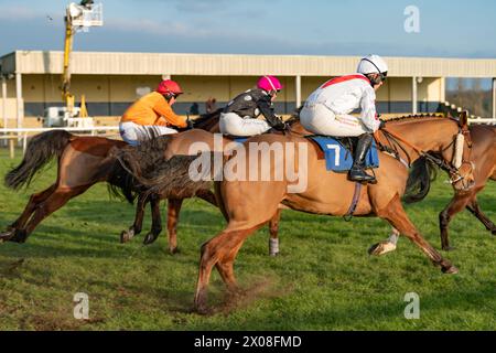 Viertes Rennen in Wincanton, 26. Januar 2022, Steeplechase Stockfoto