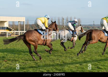 Viertes Rennen in Wincanton, 26. Januar 2022, Steeplechase Stockfoto