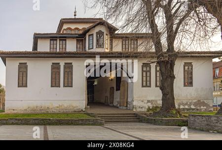 Vidin, Bulgarien - 16. März 2024: Regionales Geschichtsmuseum Kanaka Gebäude Wahrzeichen im Stadtzentrum. Stockfoto