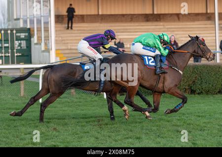 Sechstes Rennen in Wincanton, 26. Januar 2022, Anfängerhürde Stockfoto