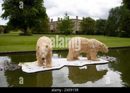 Sudeley Castle Gardens, Kuscheltiere in Gärten, Wichcombe, Gloucestershire, Großbritannien Stockfoto