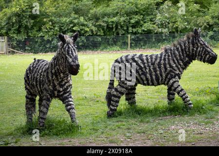 Sudeley Castle Gardens, Kuscheltiere in Gärten, Wichcombe, Gloucestershire, Großbritannien Stockfoto