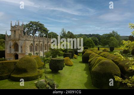 Sudeley Castle Gardens, Wichcombe, Gloucestershire, Großbritannien Stockfoto