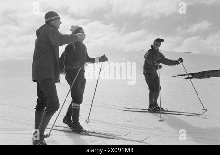 Aktuell 18 - 4 - 1974: Der Schnee ist schmutzig Regen und giftiger Staub, der mit dem Wind von weitem kommt, haben begonnen, das Leben in der Natur um uns herum zu bedrohen. Ein Forschungsprojekt mit dem Titel "die Wirkung von saurem Regen auf Wälder und Fische" wurde als Zusammenarbeit zwischen rund 10 verschiedenen Institutionen ins Leben gerufen. Foto: Sverre A. Børretzen / aktuell / NTB ***FOTO NICHT BEARBEITET*** Stockfoto