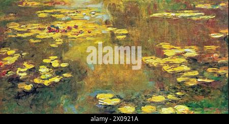 Seerosen von Claude Monet, 1919 Stockfoto