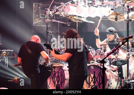 Torino, Italien. 2017 trat die amerikanische Band Dream Theater live auf der Bühne des Auditoriums Lingotto di Torino auf. Anrede: Andrea Pinna Stockfoto