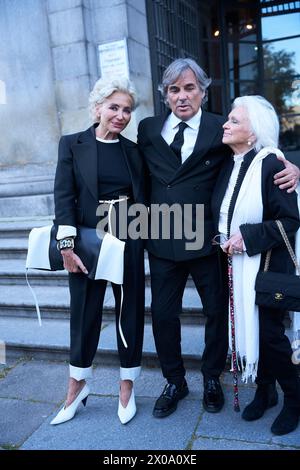 10. April 2024, Madrid, Spanien: Hubertus von Hohenlohe, Simona Gandolfi nimmt am 10. April 2024 an der Ira von Furstenberg Messe Beerdigung in der San Francisco el Grande Kirche in Madrid, Spanien Teil (Foto: © Jack Abuin/ZUMA Press Wire) NUR ZUR REDAKTIONELLEN VERWENDUNG! Nicht für kommerzielle ZWECKE! Stockfoto