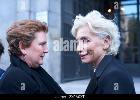 April 2024, Madrid, Madrid, Spanien: Simona Gandolfi, Francesca Thyssen-Bornemisza nimmt am 10. April 2024 an der Messe Ira von Furstenberg in der Kirche San Francisco el Grande in Madrid, Spanien Teil (Foto: © Jack Abuin/ZUMA Press Wire) NUR ZUR REDAKTIONELLEN VERWENDUNG! Nicht für kommerzielle ZWECKE! Stockfoto