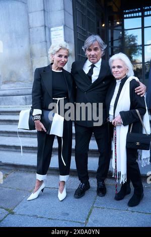 10. April 2024, Madrid, Spanien: Hubertus von Hohenlohe, Simona Gandolfi nimmt am 10. April 2024 an der Ira von Furstenberg Messe Beerdigung in der San Francisco el Grande Kirche in Madrid, Spanien Teil (Foto: © Jack Abuin/ZUMA Press Wire) NUR ZUR REDAKTIONELLEN VERWENDUNG! Nicht für kommerzielle ZWECKE! Stockfoto