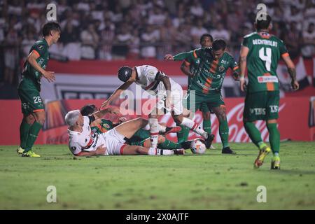 Sao Paulo, Brasilien. April 2024. SP - SAO PAULO - 04/10/2024 - COPA LIBERTADORES 2024, SAO PAULO (Foto: Ettore Chiereguini/AGIF/SIPA USA) Credit: SIPA USA/Alamy Live News Stockfoto