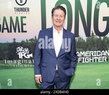 Hollywood, USA. April 2024. Brett Cullen besucht am 10. April 2024 die Eröffnungen von „The Long Game“ im Ricardo Montalban Theatre in Hollywood, CA. (Foto: Corine Solberg/SipaUSA) Credit: SIPA USA/Alamy Live News Stockfoto