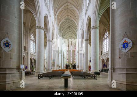 Basilika Basilika Saint-Nicolas-de-Port, Departement Meurthe-et-Moselle, Lothringen, Region Grand Est, Frankreich *** Basilika Basilika Saint Nicolas de Port, Departement Meurthe et Moselle, Lothringen, Region Grand Est, Frankreich Stockfoto