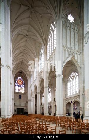 Basilika Basilika Saint-Nicolas-de-Port, Departement Meurthe-et-Moselle, Lothringen, Region Grand Est, Frankreich *** Basilika Basilika Saint Nicolas de Port, Departement Meurthe et Moselle, Lothringen, Region Grand Est, Frankreich Stockfoto