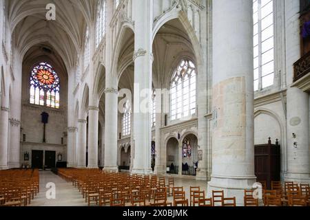 Basilika Basilika Saint-Nicolas-de-Port, Departement Meurthe-et-Moselle, Lothringen, Region Grand Est, Frankreich *** Basilika Basilika Saint Nicolas de Port, Departement Meurthe et Moselle, Lothringen, Region Grand Est, Frankreich Stockfoto