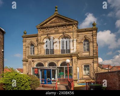 Die Wesley Chapel, Beverley, wurde 1891 fertiggestellt, direkt vor toll Gavel im East Riding of Yorkshire, Großbritannien Stockfoto