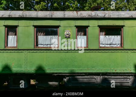 Stalins Zugwagen im Stalin Museum, Gori, Georgia Stockfoto