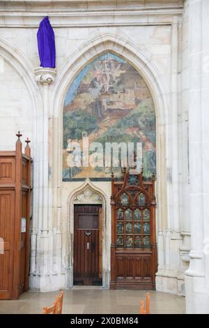 Basilika Basilika Saint-Nicolas-de-Port, Departement Meurthe-et-Moselle, Lothringen, Region Grand Est, Frankreich *** Basilika Basilika Saint Nicolas de Port, Departement Meurthe et Moselle, Lothringen, Region Grand Est, Frankreich Stockfoto