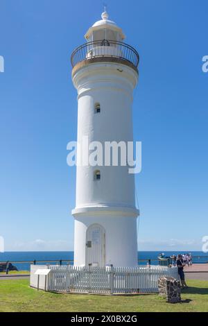 Historisches Kiama Lighthouse, Blowhole Point Road, Kiama Harbour, Kiama, New South Wales, Australien Stockfoto